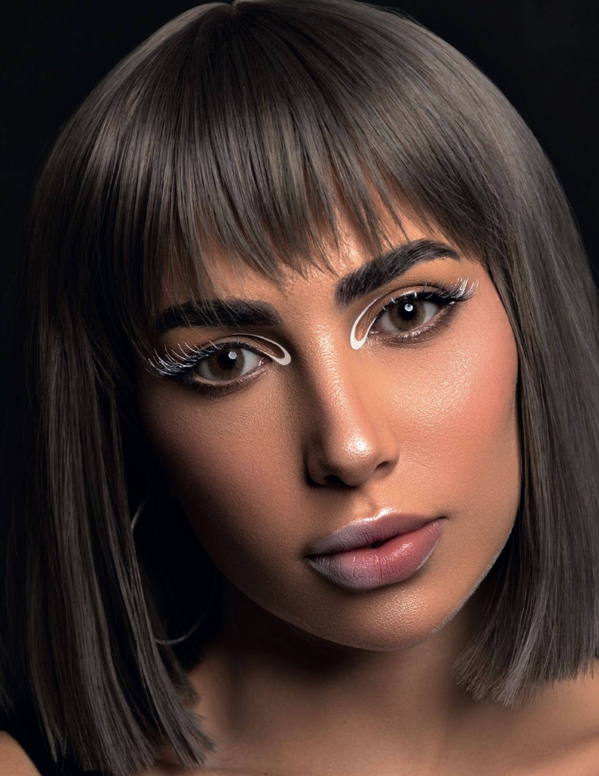 עדשות לעיניים + תמיסה רב תכליתית + מסכת זהב לפנים מתנה LOROYAL