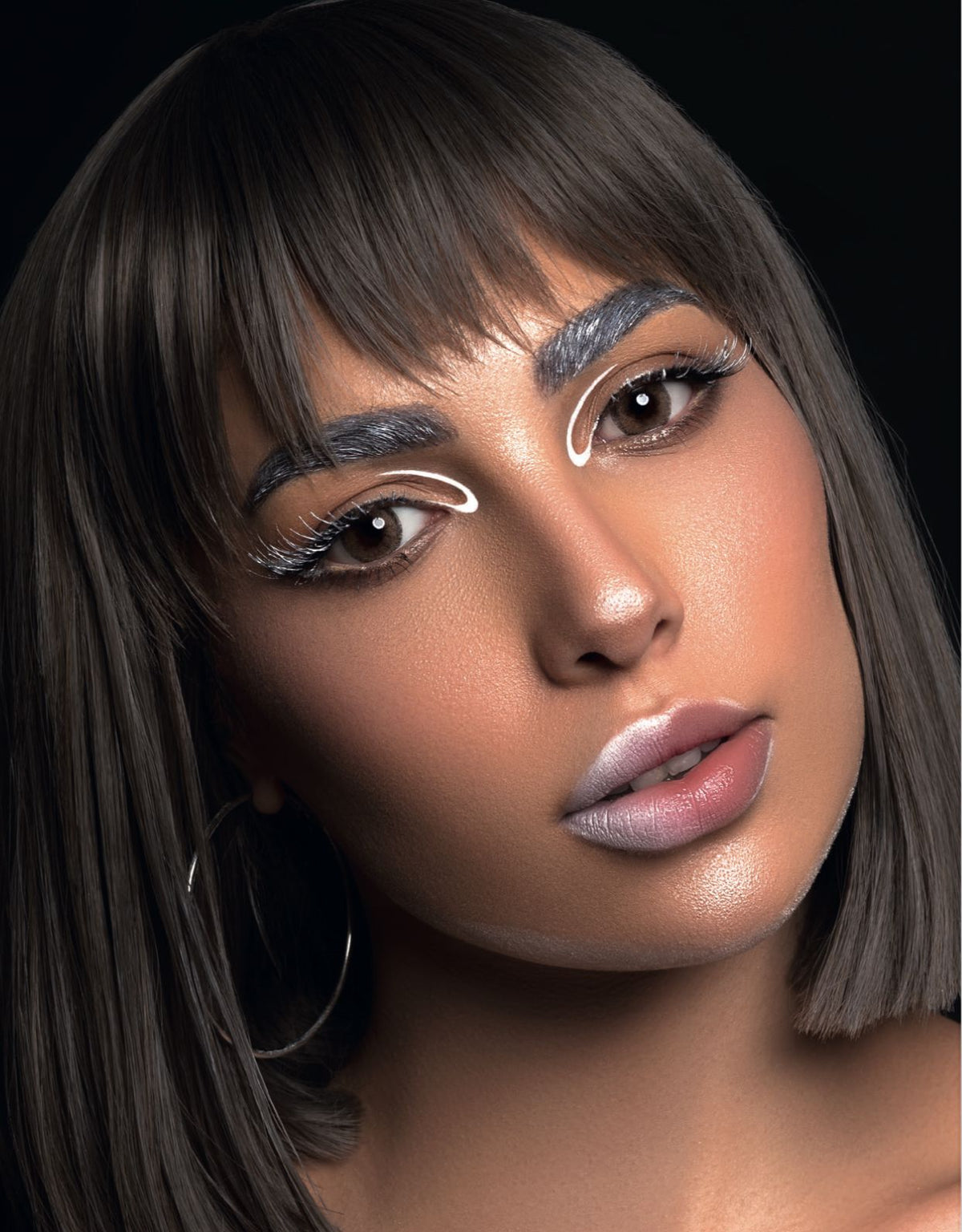 עדשות לעיניים + תמיסה רב תכליתית + מסכת זהב לפנים מתנה LOROYAL