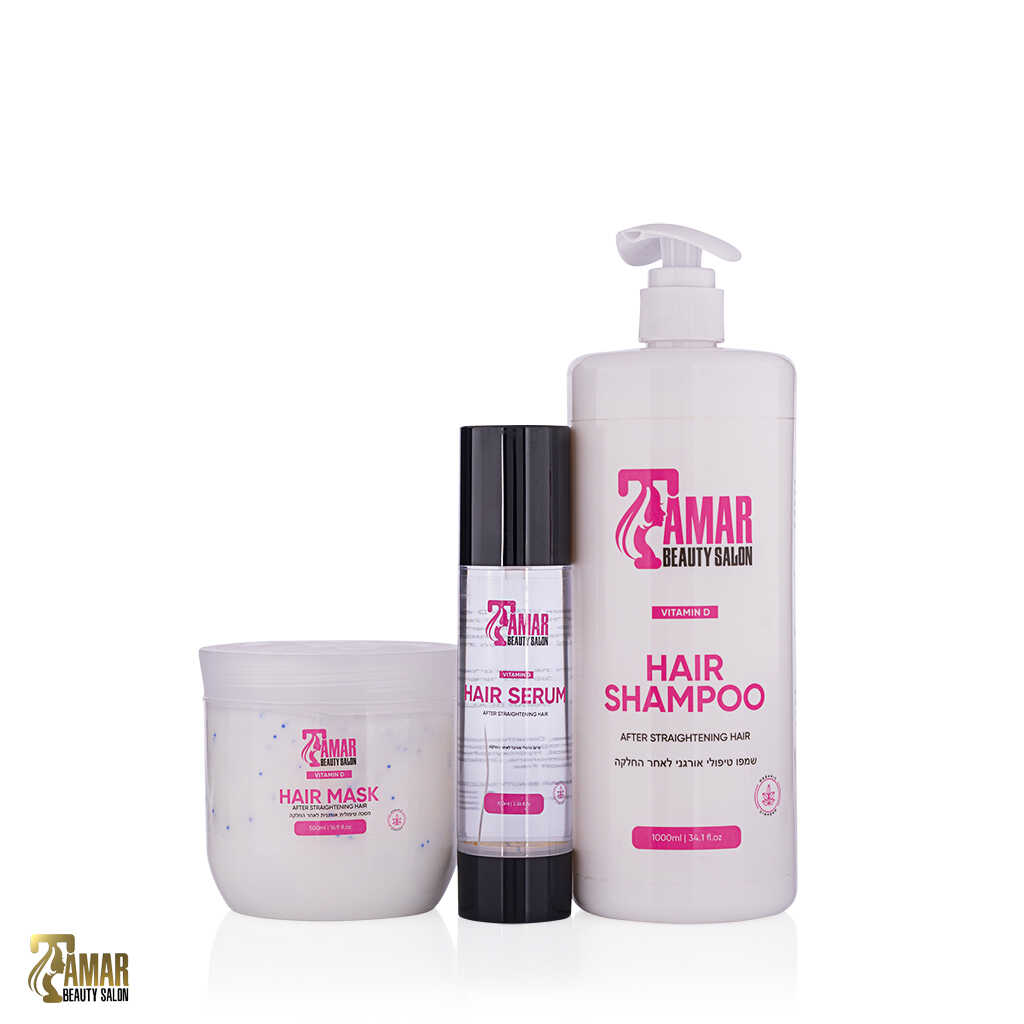 סט TAMAR ויטמין D טיפולי אורגני לאחר החלקה