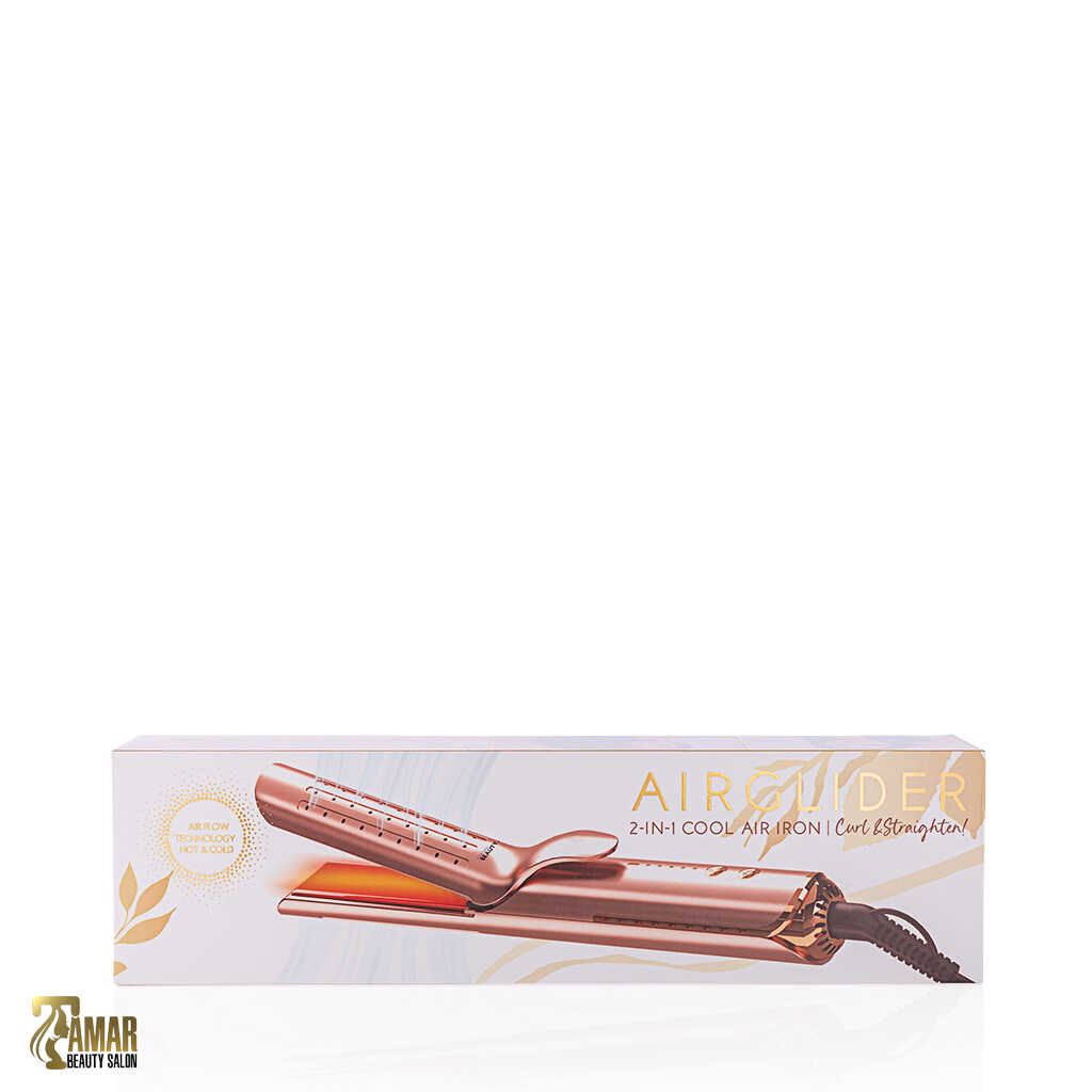 AirGlider | 2-in-1 Cool Air Flat Iron/curler- מחליק מסלסל איירגליידר