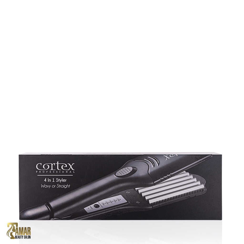 מחליק שיער מקצועי 4 ב 1 Cortex Pro חלק או תלתלים
