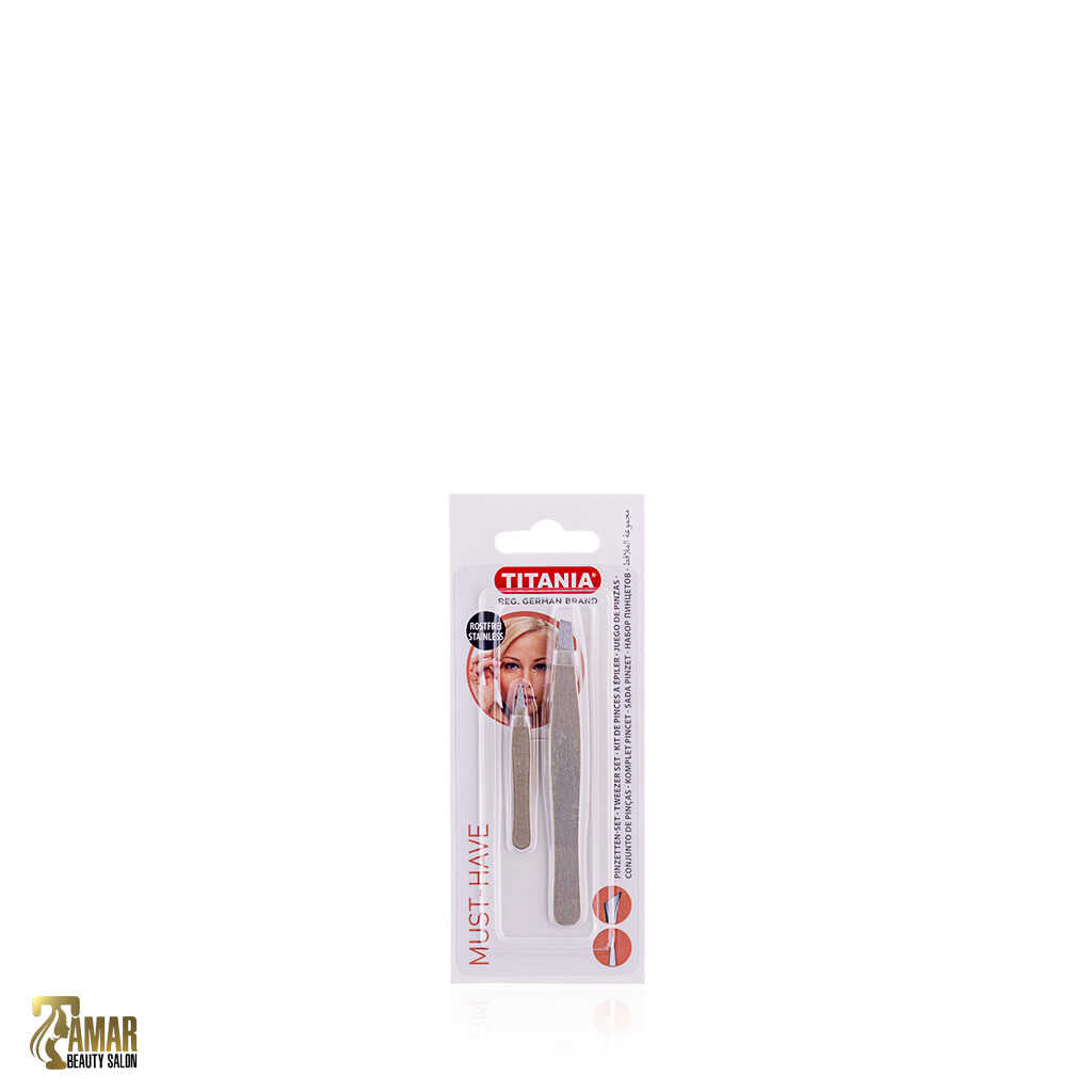 סט פינצטות גדולה וקטנה TITANIA